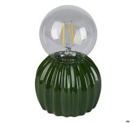 Lampe à poser led ""Cactos"" vert H15,2cm - Atmosphera createur d'interieur