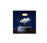 Lampe à poser Led Crystal Ball Saturn medium