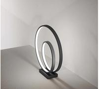 Lampe à poser LED design métal noir PERENZ 6621 N LC