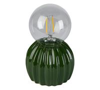 Atmosphera – Lampe à poser LED Cactos – Céramique H 15 cm – Vert