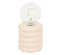 Lampe à Poser LED en Dolomite "Perry" 19cm Beige