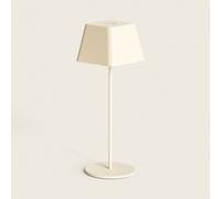 Lampe À Poser Led Extérieure Portative Aluminium 1,2 W Avec Batterie Rechargeable Willy Beige