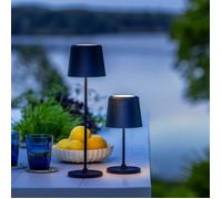 Lampe à poser LED KAAMI BRILLIANT - Noir - Extérieur - 2W - IP44 - Métal et plastique