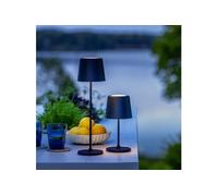 Lampe a poser LED KAAMI E térieur 2W IP44 Métal et plastique Noir