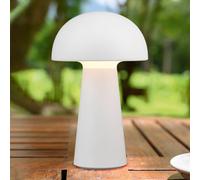 Trio-Leuchten Lampe de table Lennon LED avec batterie blanche