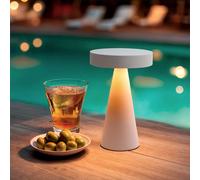 LEDKIA LIGHTING Lampe à Poser LED Portable Extérieure Catinca Brun