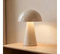 Lampe à poser LED Nevijo Lindby, dimmable, beige, Salon / Salle à manger, Métal, Moderne, Lampe a poser LED