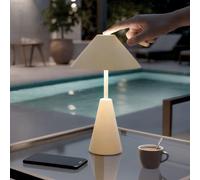 Lampe à Poser LED Portable Extérieure Métal avec Batterie Rechargeable Chamle