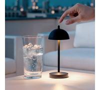 Lampe À Poser Led Portable Extérieure Métal Avec Batterie Rechargeable Pirinoa Terre Cuite
