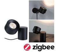 Lampe à poser LED Smart Home Zigbee 3.0 Puric Pane 2700K 300lm 3W Noir Noir G