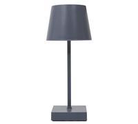 Lampe à poser led tactile gris rechargeable USB avec 3 intensités de lumière blanche