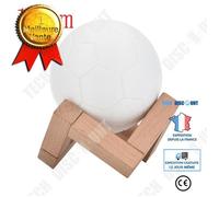 Lampe à poser LED - TD® - Ballon de football - Télécommande 24 touches - Rechargeable USB - Blanc