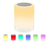Lampe à poser LED - TECH DISCOUNT- Bluetooth - Haut-parleur portable - Rechargeable USB -Design contemporain