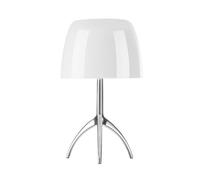 Lampe à Poser Lumiere Grande en Aluminium Blanc avec Variateur