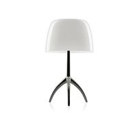Foscarini Lumiere Piccola Tavolo dimmable Tischleuchte, noir-chrome / blanc