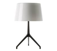 Lampe à Poser Lumiere XXL, Noir Chromé Blanc