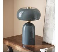 Lampe à Poser Métal Dhanuk Bleu