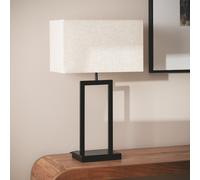 Lampe À Poser Métal Et Tissu Armida 200 Mm