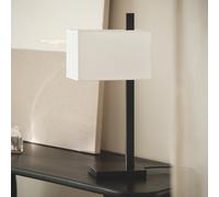 Lampe à Poser Métal et Tissu avec Port USB et Interrupteur Tactile Malena
