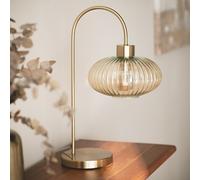 Lampe à Poser Métal et Verre Basile