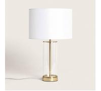 Lampe à Poser Métal et Verre Malta avec Interrupteur Tactile Laiton