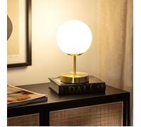 TechBrey Lampe à Poser Métal et Verre Moonlight Doré Doré G