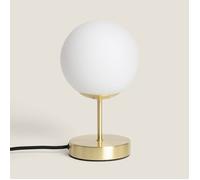 Lampe à Poser Métal et Verre Moonlight Doré