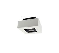 Lampe à poser MIRORA GU10 145 x 145 x 85 mm blanche SLIP005045