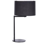 Lampe à Poser Moderne Abat-Jour en Tambour Noire avec Interrupteur Baldwin