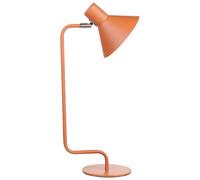 Lampe à Poser Moderne en Métal Abat-Jour en Cône Orange Ajustable Bureau Rimava