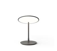 Nine Lampe de table LED Disc noir HxØ 27,4x25cm