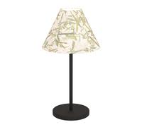 Lampe à poser OXPARK E27 1X25W en acier noir D220mm