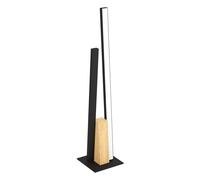 Lampe à poser PANAGRIA LED 1X6,8W en acier et bois noir et marron 75x45x455mm