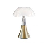 Martinelli Luce Lampe de table Pipistrello Med à LED – design Gae Aulenti – Laiton satiné