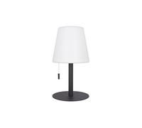 Xanlite Lampe à poser POP métal, USB rechargeable, température de couleur réglable, IP44, 8h, gris
