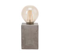 Lampe à poser PRESTWICK E27 1X60W en béton gris 90x90x130mm