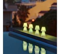 Lampe à poser rechargeable LED intégrée RGB 18lm 1W IP43 New Garden, Lola