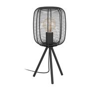Lampe à poser RINROE E27 1X40W en acier noir D200mm