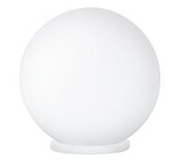Lampe à poser RONDO E27 1X60W en matière synthétique blanc D200mm