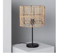 Lampe à Poser Rotin Carrere Naturel