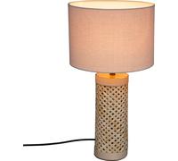Lampe à poser SALMA avec pied en bambou, 47 cm