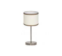 Lampe À Poser Soprano 1xe14 Cuir/Beige 44x17x17 Cm