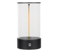 Lampe à Poser Tactile "Cylindre" 15cm Noir