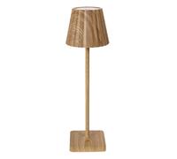 Lampe à Poser Tactile Effet Bois "Alana" 36cm Naturel
