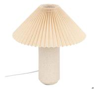 Lampe à poser Talya porcelaine beige H38cm - Atmosphera createur d'interieur