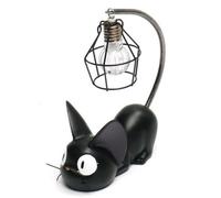 Lampe à poser - TD® - Chat - Résine et Métal - Lumière blanche - 10 cm x 17,5 cm