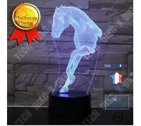 Lampe à Poser - TD® - Cheval 3D - 7 Couleurs - Télécommande - Illusion Optique