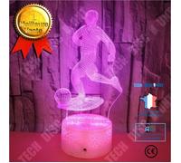 Lampe à Poser - TD® - Football - 7 Couleurs - Télécommande - Illusion Optique