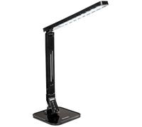 LAMPE A POSER - TECTAKE - Lampe de bureau LED dimmable et pliable 14W luminosité réglable et port USB