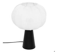 Atmosphera Lampe à poser Tobie coton argent H33 cm